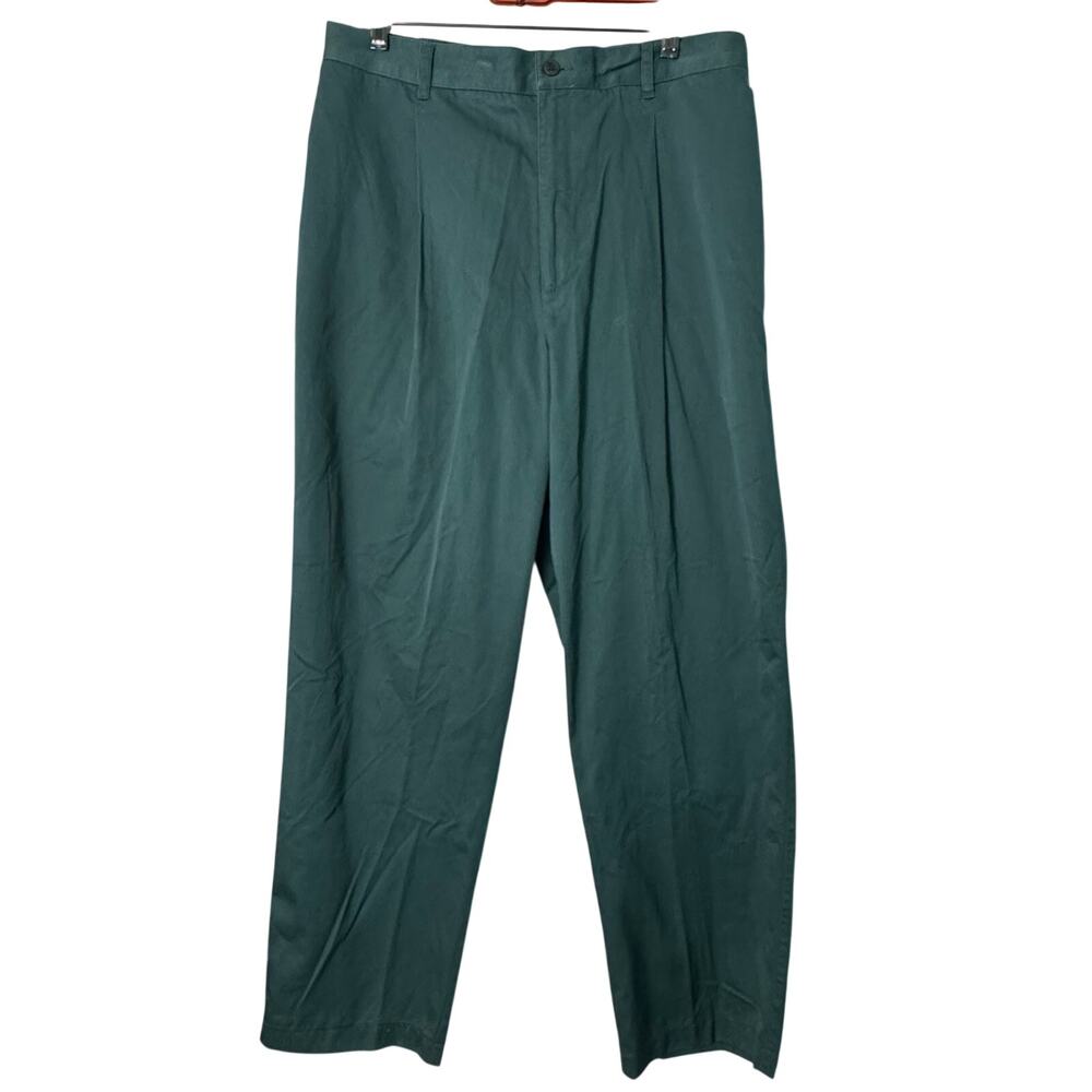 Elisabeth Sport Green High Rise, Straight Leg Pants Size 16 NWT